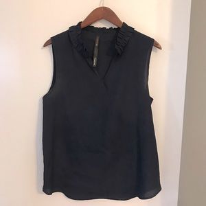 Renee C. navy blue top